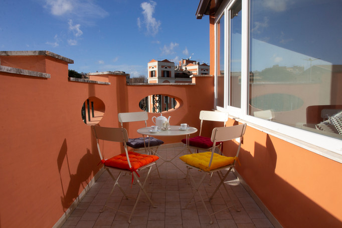 appartamento con terrazzo per 4 persone